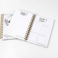 Quaderno a Spirale in Pelle Personalizzato A6/A5/A4, Agenda per Affari, Diario per Scuola e Ufficio, Regalo