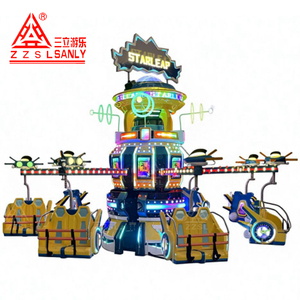 Manège d'extérieur pour enfants, équipement de <span class=keywords><strong>parc</strong></span> d'attractions, 16 places, en acier et fibre de verre, certifié CE, idéal pour le jeu et le divertissement, à prix abordable - Product Image 3