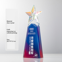 Trophée en cristal K9 vierge de haute qualité, vente en gros à prix abordable, trophées et récompenses en verre cristal personnalisés, design moderne, promotion