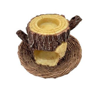 Mangeoire à oiseaux suspendue en résine pour arbre, style européen, durable, pour cour, balcon, jardin - Product Image 5