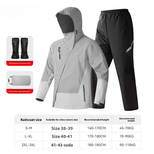 कारखाने प्रत्यक्ष अनुकूलित हल्के जलरोधक वर्षा वर्षा कोट्स जलरोधी वर्षा वाले जलरोधक जलरोधक नियमित वर्षा सेट - Product Image 2