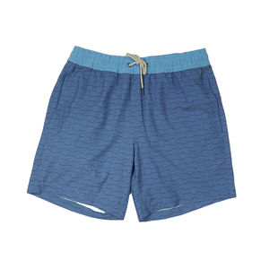 Pantalones cortos de gimnasio de nailon atléticos informales para hombre, pantalones cortos de secado rápido, ecológicos, transpirables, con estampado, para entrenamiento medio - Product Image 1