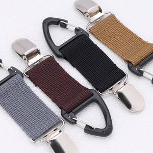 Clip de chapeau de paille portable pour voyage en plein air - Clip de sac multifonctionnel avec sangle de suspension, boucle en sangle - Product Image 5