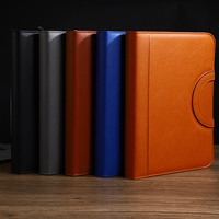 Carpeta Portadocumentos de PU, Organizador de Archivos, Personalizable, con Anillas, Planificador, Calculadora, Ranuras para Tarjetas, Carpeta de Documentos para Oficina