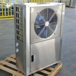 Best 5HP EVI Low temp heater 18kw Stainless Steel Air to water Copeland factory Air source bathroom Heat pump Juteng