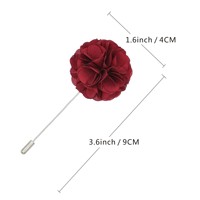 Chemise broches col accessoire Rose fleur broches de revers pour hommes costume