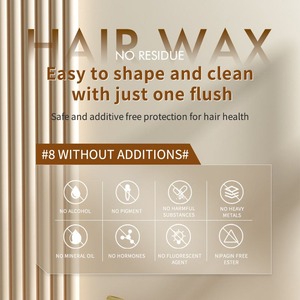 Las barberías están usando arcilla para el cabello, los peluqueros de etiqueta privada recomiendan una sujeción fuerte, cera para el cabello con acabado mate para hombres 2025 - Product Image 4