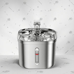 Distributore Automatico d'<span class=keywords><strong>Acqua</strong></span> per Gatti con Flusso Continuo, Fontanella in Acciaio Inox per Uccelli - Product Image 3