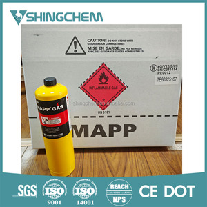 Torche à gaz Mapp plaquée cuivre de qualité supérieure SHINGCHEM avec flamme de 1600°C et allumage automatique pour la soudure et la découpe - Product Image 1