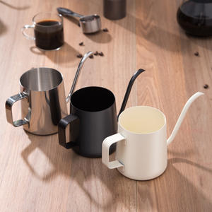 <span class=keywords><strong>Set</strong></span> Moderno in Acciaio Inox Ecologico per Caffè con Bollitore a Goccia, Isolamento Termico, Mini Beccuccio in Vetro Trasparente, Stile Business - Product Image 3