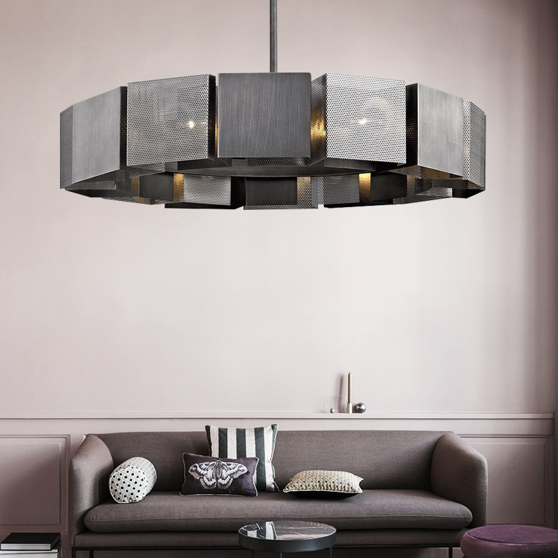 JYLIGHTING Modern Nordic Luxury Black Metal Pendant Light LED Industrial Hanging Light Hotel bar Livingroom Bedroom Light · image 2