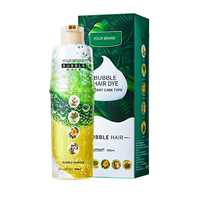 Coloration capillaire à bulles naturelle à base de plantes en gros OEM, sans ammoniaque, semi-permanente, à l'huile d'argan, coloration capillaire à bulles végétale, shampoing