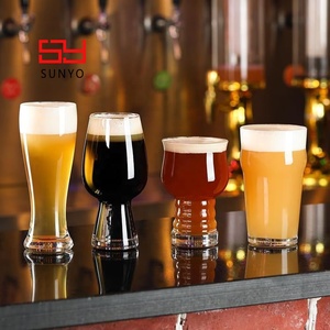 Juego de Vasos de Cerveza <span class=keywords><strong>IPA</strong></span> Pilsner Transparentes, Económicos y Profesionales, Hechos a Máquina, con Logotipo Personalizado y Embalaje al por Mayor - Product Image 2