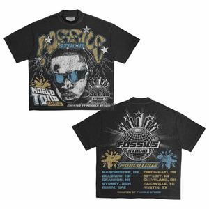 T-shirt Oversize à Manches Courtes en Coton Tricoté 100% Coupe Classique pour Fabricants de Vêtements, Lavage Acide, Écologique, Idéal pour l'Impression - Product Image 4