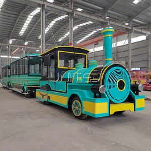 Nuovo Treno Turistico Senza Binari a Batteria in Acciaio |   Attrazione di Alta Qualità per Parchi Divertimento e Centri Commerciali 26/42/62 - Product Image 4