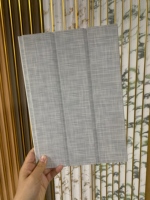 Panneau mural WPC imprimé par transfert thermique, panneau de décoration intérieure à cœur solide estampé à chaud, panneau de bardage co-extrudé