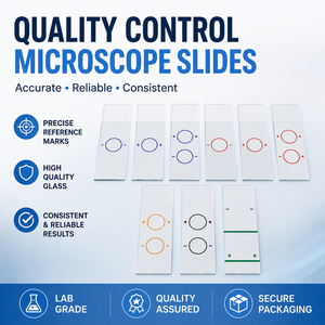 Portaobjetos de microscopio Degao para control de calidad, portasobjetos de vidrio marcados para referencia en patología, para pruebas de control de calidad en laboratorios de histología. - Product Image 2
