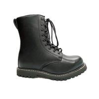 Bottes Goodyear-welted en cuir pleine fleur avec semelle extérieure en caoutchouc Dr. Martin Boots