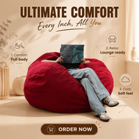 Canapé paresseux de transition de haute qualité en velours, convertible en lit, fauteuil de gaming, pouf semi-allongé pour grand salon confortable (3 et 4 pieds)