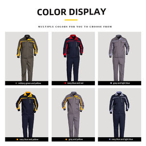 Abbigliamento da <span class=keywords><strong>Lavoro</strong></span> Direttamente dalla Fabbrica Giacca e Pantaloni Primaverili Tuta da <span class=keywords><strong>Lavoro</strong></span> Uniforme Medica Tuta da Cantiere Personalizzata Salopette da Officina Meccanica - Product Image 3