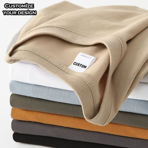 T-shirt court ample en coton pour homme, coupe oversize, poids lourd 220g, imprimé sérigraphié, col rond, options manches courtes ou longues, vente en gros - Product Image 1