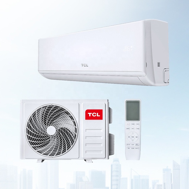 TCL Smart Non-Inverter Mini Split Air Conditioner 9000-12000 Btu R410a/R32/R290/R454B 1HP/1.5HP WiFi Household Hotel Use Energy
