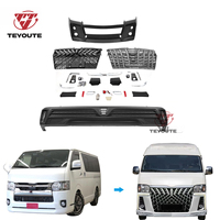 Pièces de carrosserie pour voitures, kit de pare-chocs avant, pièces de calandre, accessoires pour Toyota Hiace TRH200