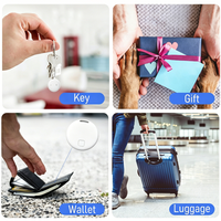 Localisateur de clés intelligent étanche pour suivi GPS, mini traqueur anti-perte pour sacs, essentiels quotidiens et enfants