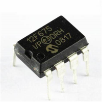 Microcontrôleurs CMOS 8 bits à base de flash à 8 broches PIC12F675-I/P Circuits intégrés (CI) PIC12F675-E intégrés/P PIC12F675-I/SN