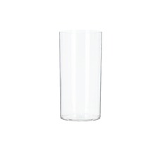Vase cylindrique transparent en plastique, grand vase à fleurs pour centres de table de mariage, décoration intérieure, bougeoirs hurricane, LED sans flamme - Offre Spéciale
