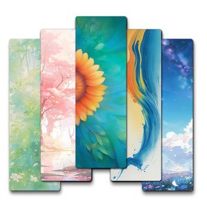 Tapis de yoga personnalisé en TPE avec impression numérique, antidérapant et adapté aux débutants pour les entraînements de fitness. - Product Image 6