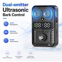 Nouvel Arrivage – Détecteur de Aboiements de Chien Intelligent IA 49 pieds, Double Émetteur Ultrasonique, Contrôle des Aboiements, Rechargeable, Étanche, Lumière Stroboscopique LED