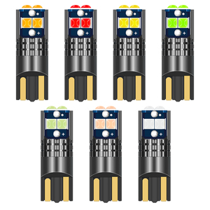 Ampoules LED Carze New W5W <span class=keywords><strong>T10</strong></span> Canbus 3030 SMD 6000K 2W 168 194 pour éclairage intérieur de voiture, plafonnier, lecture, plaque d'immatriculation, signalisation, vert 12V - Product Image 4