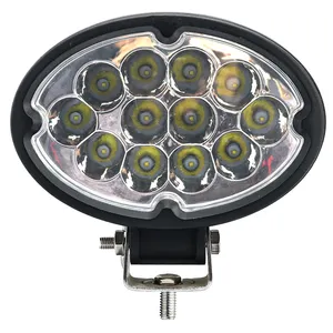 Factory Wholesale 12v 24v Slim Oval 7 Inch Automotive 12v Tractor Led Work Light