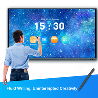 Pizarra Interactiva Tacteasy para Reuniones de Oficina, Android 16 EDLA 4k LCD con Lápiz, Pizarra Blanca con IA Integrada, en Stock