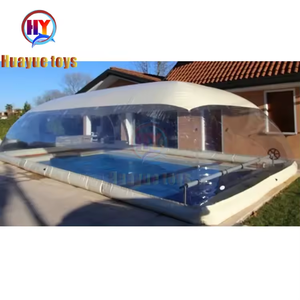 Couverture de piscine gonflable en PVC durable, dôme à bulles gonflable transparent portable, tente de piscine gonflable - Product Image 5