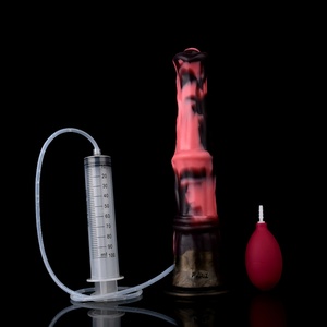 FAAK Large Ejaculation Realistic Horse <b>Dildo</b> With Sucker Silicone Squirting Penis Spray Liquid Colorful Sex Toys for Women Men - Product Image 3