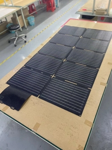 Manta Solar Monocristalina Portátil Plegable Integrada Laminada de 300W 320W 330W 33V, Venta Directa de Fábrica para Remolques - Product Image 4