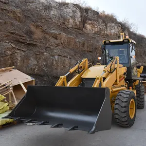 Hot Selling 2.5 Ton Capacity 4x4 Wheel Tractor Excavator Digger Earth Moving Machine Backhoe Loader For Sale
