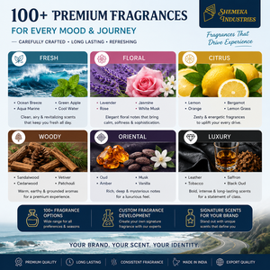 Flacon de parfum pour voiture pré-rempli de 10 ml avec bouchon en bois, collection de parfums personnalisée OEM, plusieurs options de parfum, désodorisant pour véhicule - Product Image 5