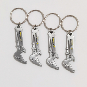 Breloques clés délicates pour machines de chantier avec motif imprimé, pour événements de construction et souvenirs d'équipements - Product Image 1