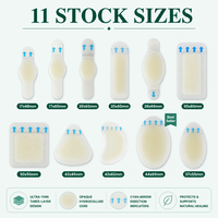 Pansements hydrocolloïdes imperméables et respirants à forte adhérence pour talons, vente en gros, commande en vrac