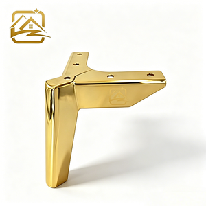 Pieds de meubles, pieds de fauteuil, décoration dorée, 12 cm/15 cm, pieds en métal pour chambre, salon, cuisine, canapé de qualité en métal - Product Image 1