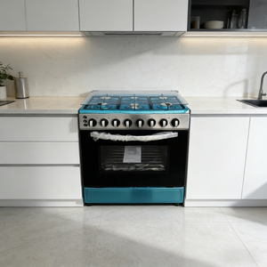 Cuisinière à gaz professionnelle à 6 brûleurs avec four et grill pour équipement de cuisine de restaurant - Product Image 3