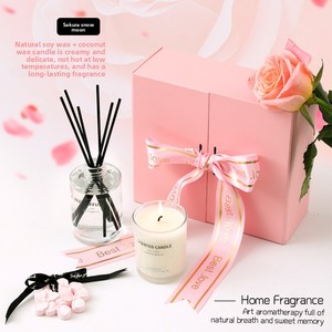 Caja de Regalo de Papel para Velas Aromáticas para el Hogar, Juego de Regalo con Fragancia sin Llama, Caja de Regalo de Papel de Lujo con Aceite Esencial - Product Image 2