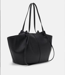 Sac fourre-tout en velours côtelé pour femme, élégant sac à main noir uni avec fermoir doré, portable pour usage quotidien - Product Image 2