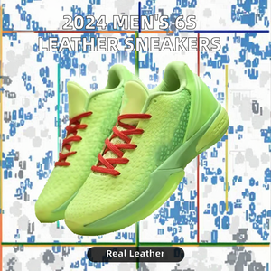 2025 nueva llegada de los hombres de alta calidad 6s zapatos de baloncesto tendencia de moda <span class=keywords><strong>Zapatillas</strong></span> de deporte de cuero genuino antideslizante con cordones Cierre de malla - Product Image 2
