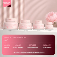 Pots de gel UV populaires 5g 15g 30g 50g avec couvercle à clapet, pots vides pour gel UV de construction, conteneur cosmétique personnalisé OEM/ODM pour ongles
