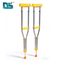 Béquille axillaire médicale réglable en hauteur pour coude, avant-bras et genou, en alliage d'aluminium, pour personnes âgées handicapées