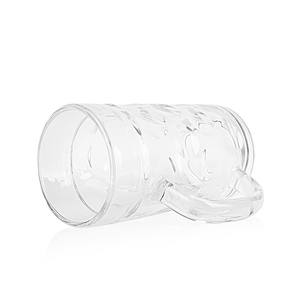 16oz alvéolé oktoberfest 0.5 litres chopes à bière en verre chope à bière stein avec poignée à vendre - Product Image 5